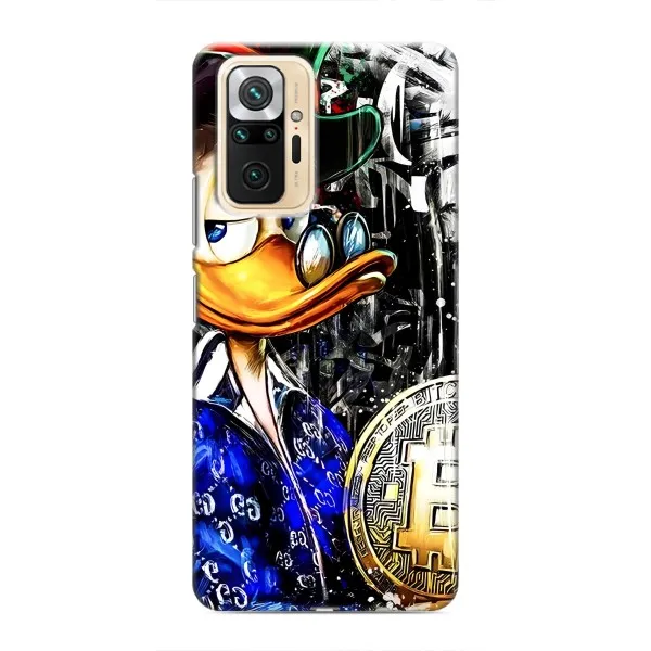 Чехол с принтом «Биткойн Скрудж» для Xiaomi Redmi Note 10 Pro