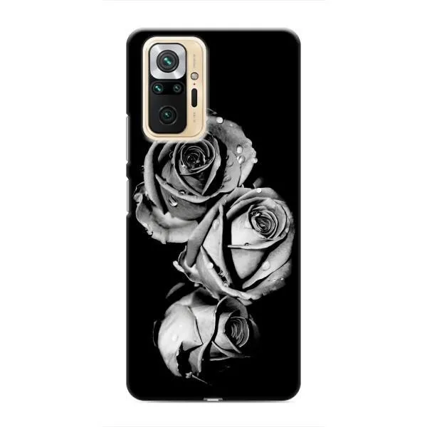 Чехол с принтом «Черная роза» для Xiaomi Redmi Note 10 Pro
