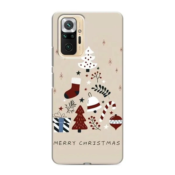 Чехол с принтом «Merry Christmas» для Xiaomi Redmi Note 10 Pro