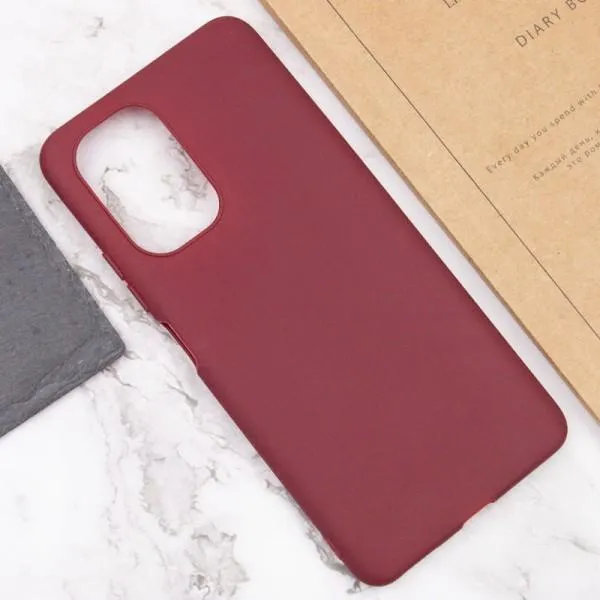 Силіконовий чохол Candy для Xiaomi Redmi Note 10 / Note 10s — Бордовий — фото 4