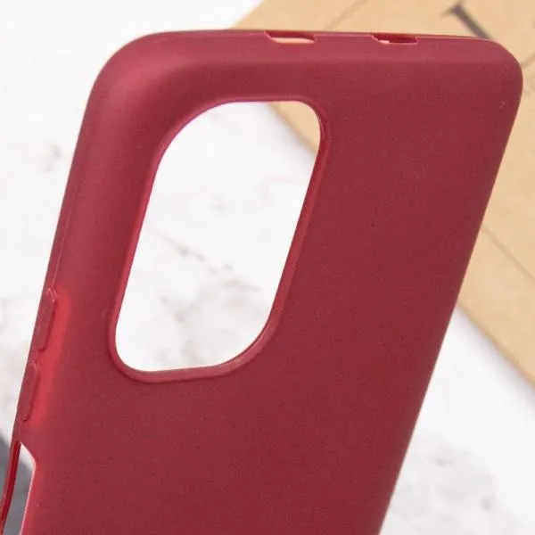 Силіконовий чохол Candy для Xiaomi Redmi Note 10 / Note 10s — Бордовий — фото 5
