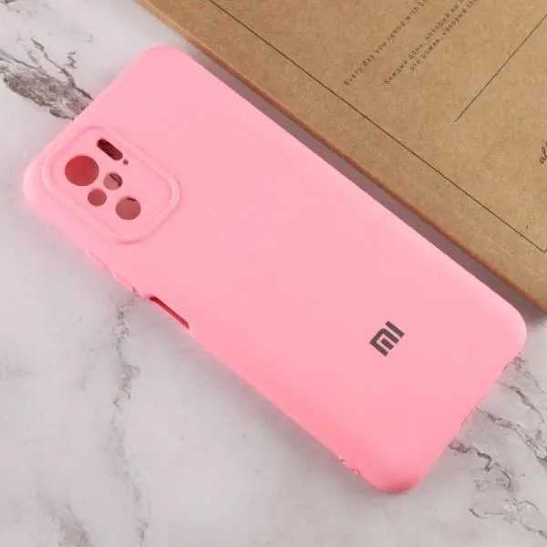 Чохол Silicone Cover My Color Full Camera (A) для Xiaomi Redmi Note 10 / Note 10s — Рожевий — фото 4