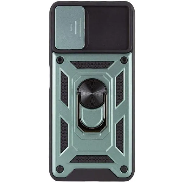 Ударопрочный чехол Camshield Serge Ring для Xiaomi Redmi Note 10 / Note 10s / Poco M5s — Зеленый — фото 3