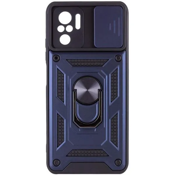 Ударопрочный чехол Camshield Serge Ring для Xiaomi Redmi Note 10 / Note 10s / Poco M5s — Синий — фото 2 Ударопрочный чехол Camshield Serge Ring для Xiaomi Redmi Note 10 / Note 10s / Poco M5s — Синий — фото 2