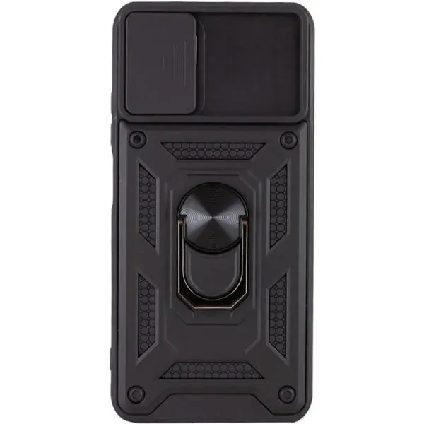 Ударопрочный чехол Camshield Serge Ring для Xiaomi Redmi Note 10 / Note 10s / Poco M5s — Черный — фото 3 Ударопрочный чехол Camshield Serge Ring для Xiaomi Redmi Note 10 / Note 10s / Poco M5s — Черный — фото 3