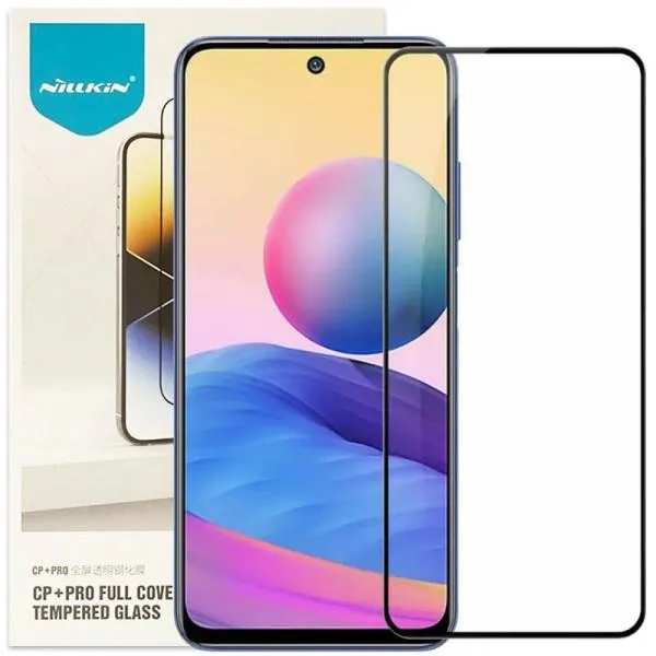 Захисне скло Nillkin (CP+PRO) для Xiaomi Redmi Note 10/10s/Note 11/Note 11s/Poco M5s/Note 12s — Чорний — фото 1