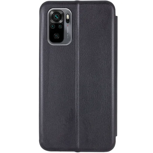 Кожаный чехол-книжка Classy для Xiaomi Redmi Note 10 / Note 10s / Poco M5s — Черный — фото 3 Кожаный чехол-книжка Classy для Xiaomi Redmi Note 10 / Note 10s / Poco M5s — Черный — фото 3
