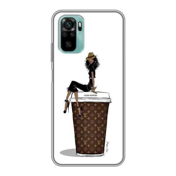 Чехол с принтом «кофе LOUIS VUITTON» для Xiaomi Redmi Note 10