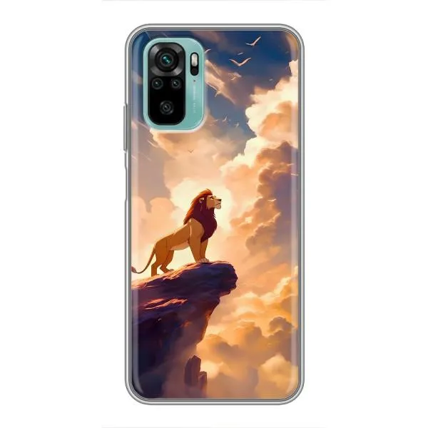 Чохол з принтом «Сімба на скелі» для Xiaomi Redmi Note 10
