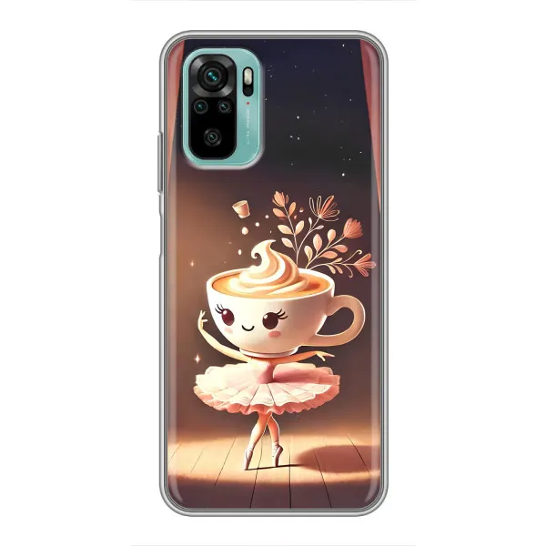 Чехол с принтом «Балерина капучина» для Xiaomi Redmi Note 10
