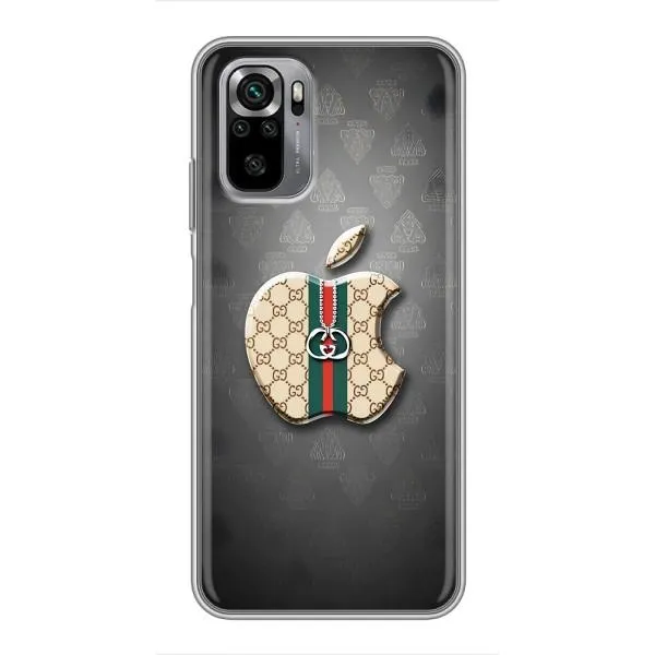 Чехол с принтом «Apple gucci» для Xiaomi Redmi Note 10S Чехол с принтом «Apple gucci» для Xiaomi Redmi Note 10S