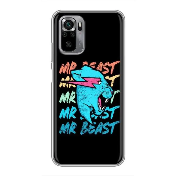 Чехол с принтом «logo Mr beast» для Xiaomi Redmi Note 10S
