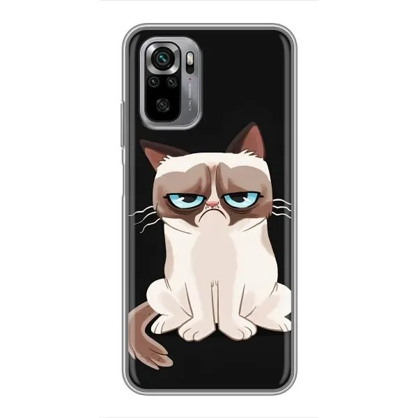 Чехол с принтом «Грустный кот» для Xiaomi Redmi Note 10S
