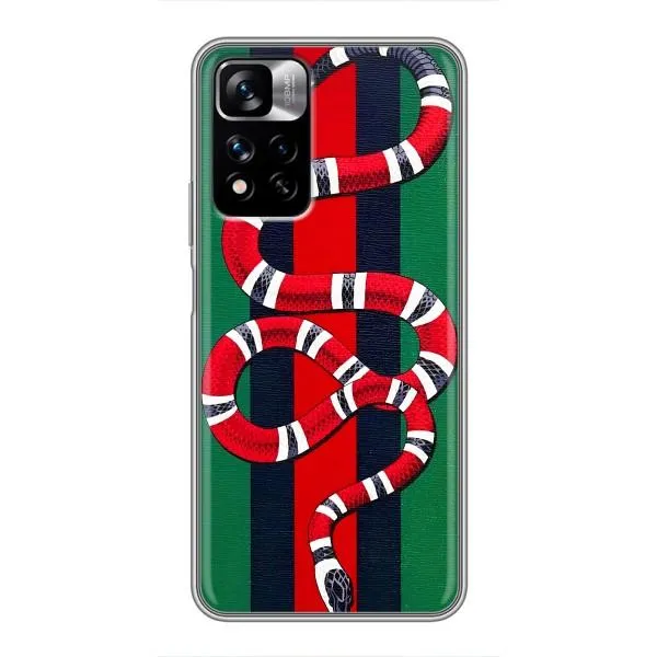 Чехол с принтом «Gucci змия» для Xiaomi Redmi Note 11 Pro Plus Чехол с принтом «Gucci змия» для Xiaomi Redmi Note 11 Pro Plus