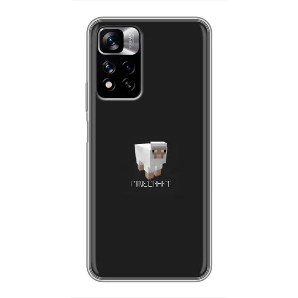 Чехол с принтом «Овечка Майнкрафт» для Xiaomi Redmi Note 11 Pro Plus