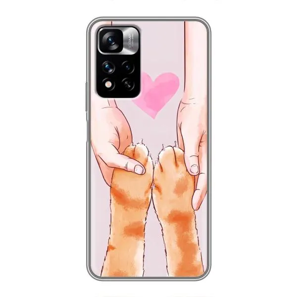 Чехол с принтом «Любовь к котикам» для Xiaomi Redmi Note 11 Pro Plus Чехол с принтом «Любовь к котикам» для Xiaomi Redmi Note 11 Pro Plus