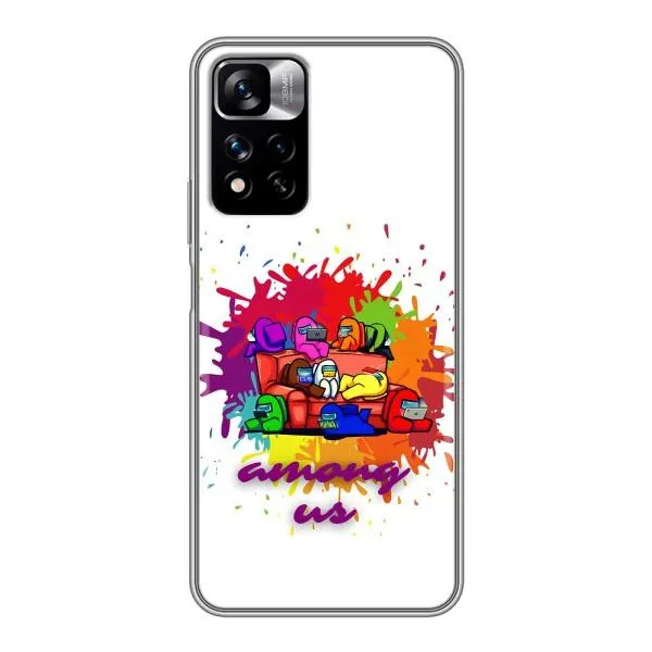 Чехол с принтом «Яркий АмонгАс» для Xiaomi Redmi Note 11 Pro Plus