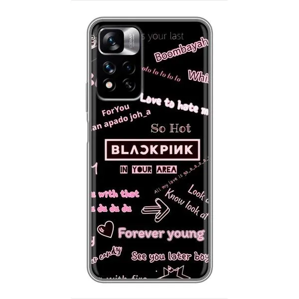 Чехол с принтом «BLACKPINK» для Xiaomi Redmi Note 11 Pro Plus