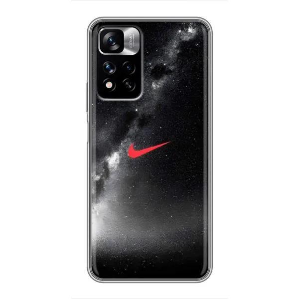 Чехол с принтом «Найк красный» для Xiaomi Redmi Note 11 Pro Plus