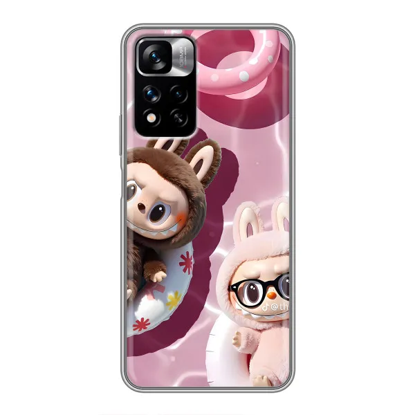 Чехол с принтом «Игрушка Лабубу» для Xiaomi Redmi Note 11 Pro Plus