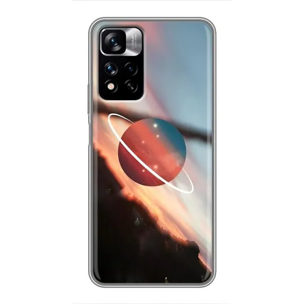 Чохол з принтом «Сатурн» для Xiaomi Redmi Note 11 Pro Plus