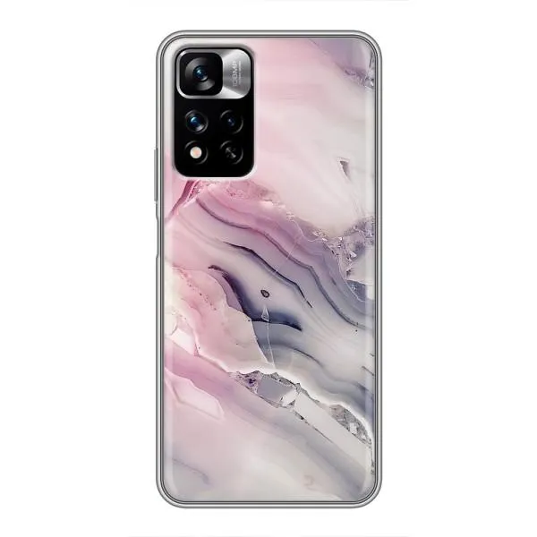 Чехол с принтом «Пурпурный Мрамор» для Xiaomi Redmi Note 11 Pro Plus