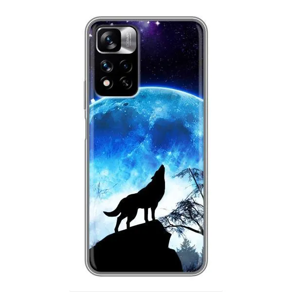Чехол с принтом «Волк на луну» для Xiaomi Redmi Note 11 Pro Plus Чехол с принтом «Волк на луну» для Xiaomi Redmi Note 11 Pro Plus
