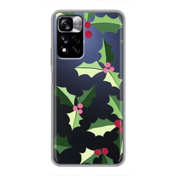 Чехол с принтом «Рождественский фон» для Xiaomi Redmi Note 11 Pro Plus