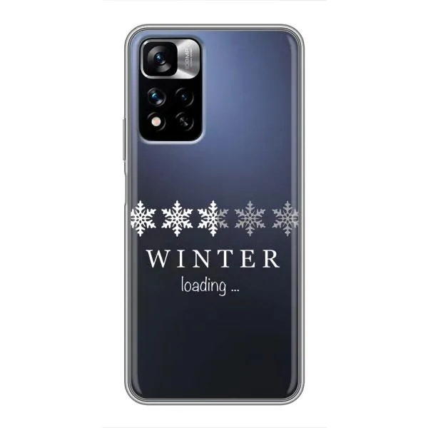 Чехол с принтом «Winter loading» для Xiaomi Redmi Note 11 Pro Plus