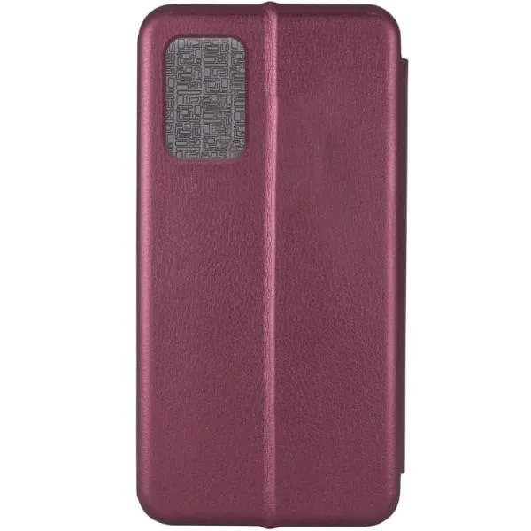 Кожаный чехол-книжка Classy для Xiaomi Redmi Note 11 Pro 4G/5G / 12 Pro 4G — Бордовый — фото 3
