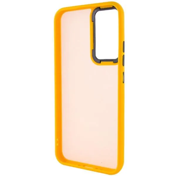 Чехол TPU+PC Lyon Frosted для Xiaomi Redmi Note 11 Pro 4G/5G / 12 Pro 4G — Оранжевый — фото 3