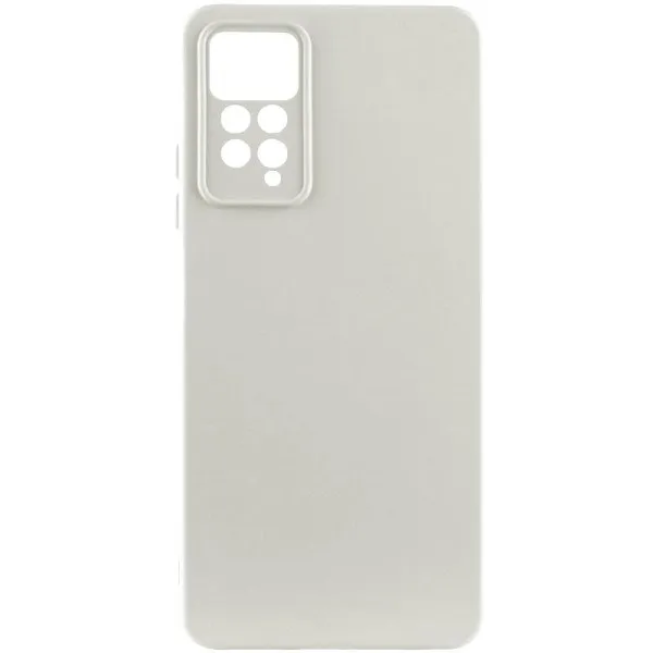 Чехол TPU GETMAN Liquid Silk Full Camera для Xiaomi Redmi Note 11 Pro 4G/5G / 12 Pro 4G — Песочный