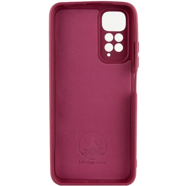 Чохол TPU GETMAN Liquid Silk Full Camera для Xiaomi Redmi Note 11 Pro 4G/5G / 12 Pro 4G — Бордовий — фото 2