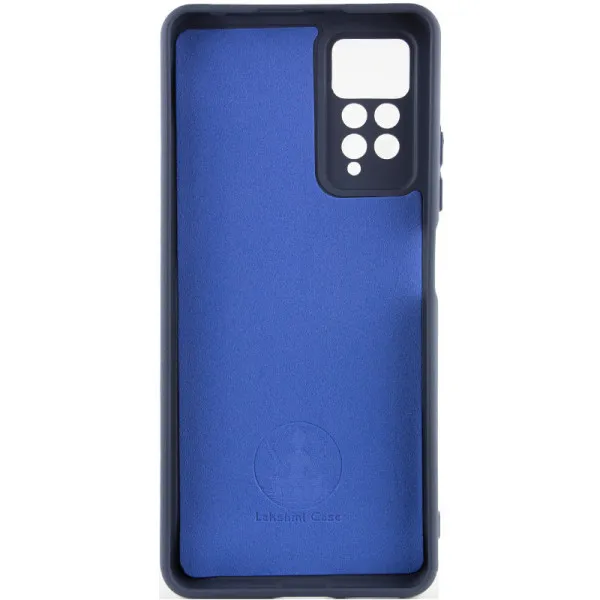 Чехол Silicone Cover Lakshmi Full Camera (AAA) для Xiaomi Redmi Note 11 Pro 4G/5G / 12 Pro 4G — Темно-синий — фото 2