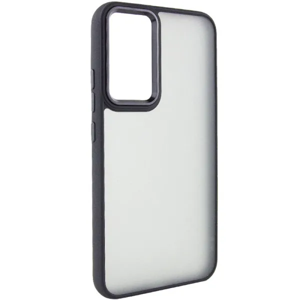 Чехол TPU+PC Lyon Frosted для Xiaomi Redmi Note 11 Pro 4G/5G / 12 Pro 4G — Черный — фото 1