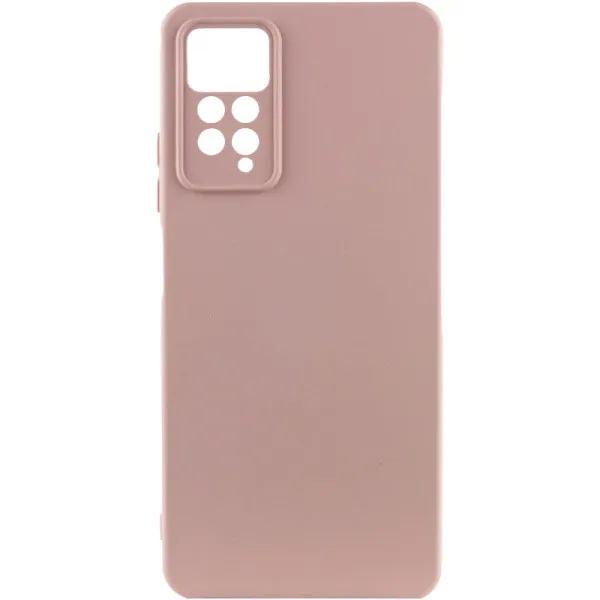 Чехол Silicone Cover Lakshmi Full Camera (AAA) для Xiaomi Redmi Note 11 Pro 4G/5G / 12 Pro 4G — Розовый — фото 1