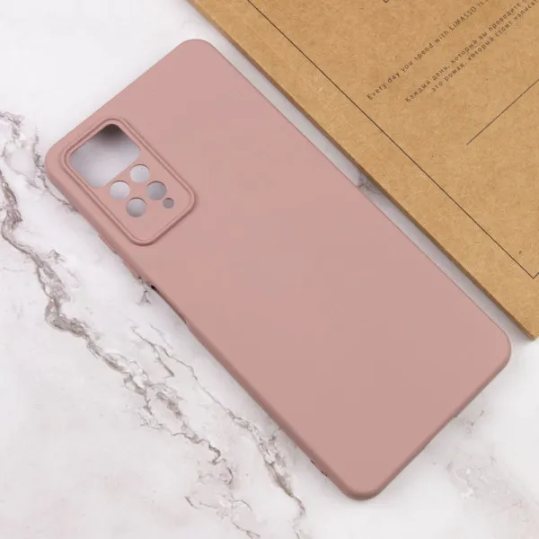 Чехол Silicone Cover Lakshmi Full Camera (AAA) для Xiaomi Redmi Note 11 Pro 4G/5G / 12 Pro 4G — Розовый — фото 4