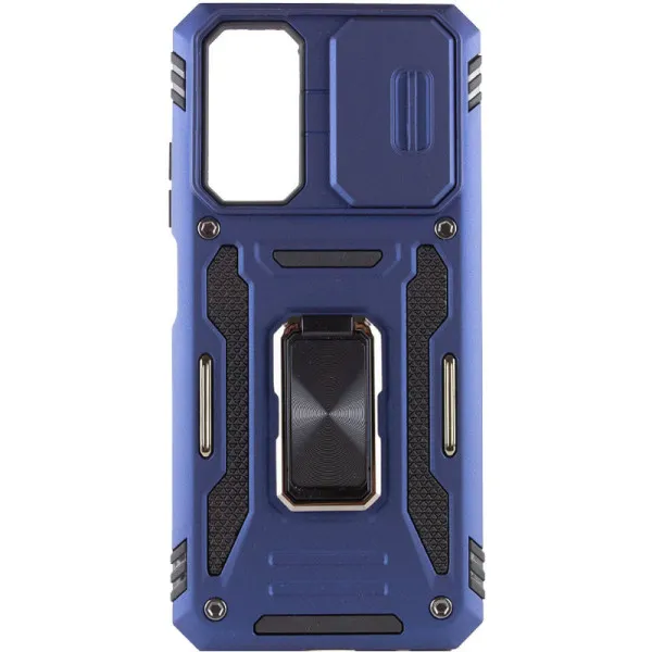 Ударопрочный чехол Camshield Army Ring для Xiaomi Redmi Note 11 Pro 4G/5G / 11E Pro / 12 Pro 4G — Синий — фото 2