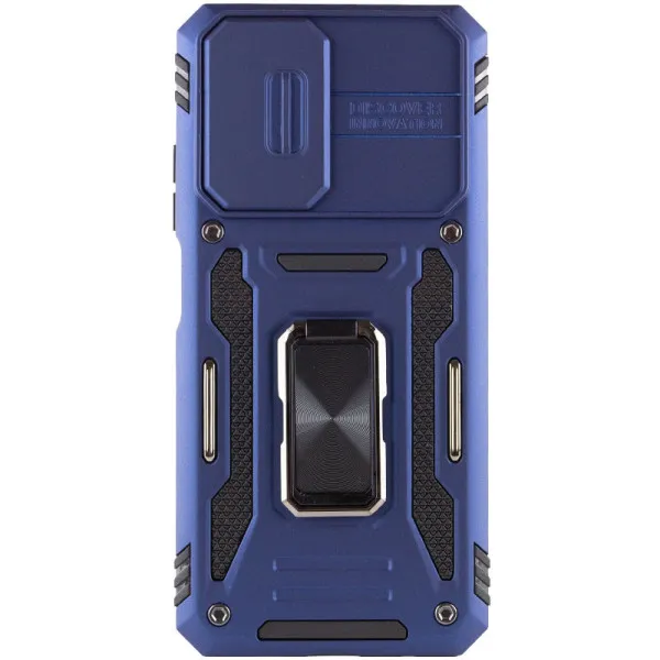 Ударопрочный чехол Camshield Army Ring для Xiaomi Redmi Note 11 Pro 4G/5G / 11E Pro / 12 Pro 4G — Синий — фото 3