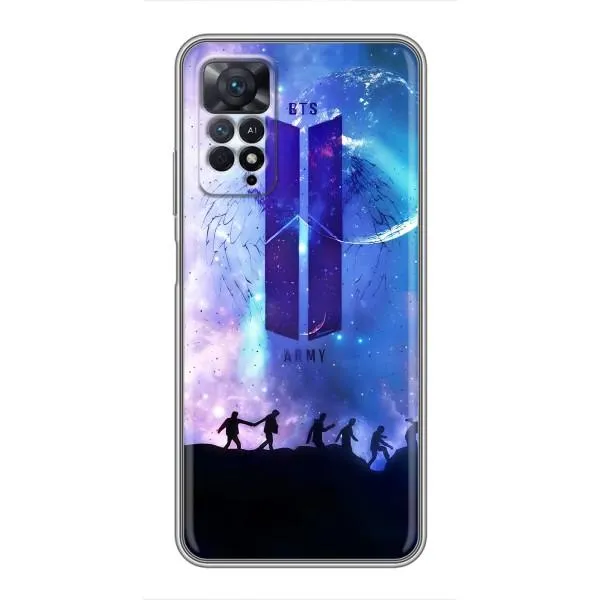 Чехол с принтом «Army BTS» для Xiaomi Redmi Note 11 Pro
