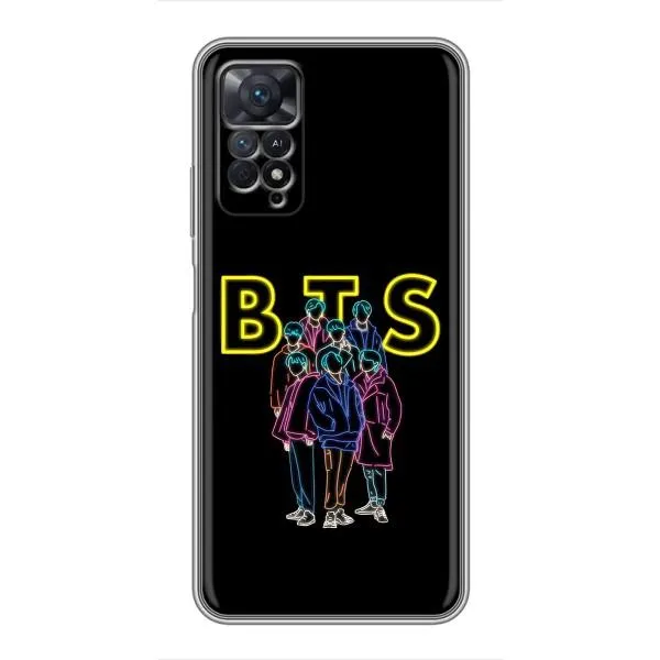 Чехол с принтом «BTS стайл» для Xiaomi Redmi Note 11 Pro
