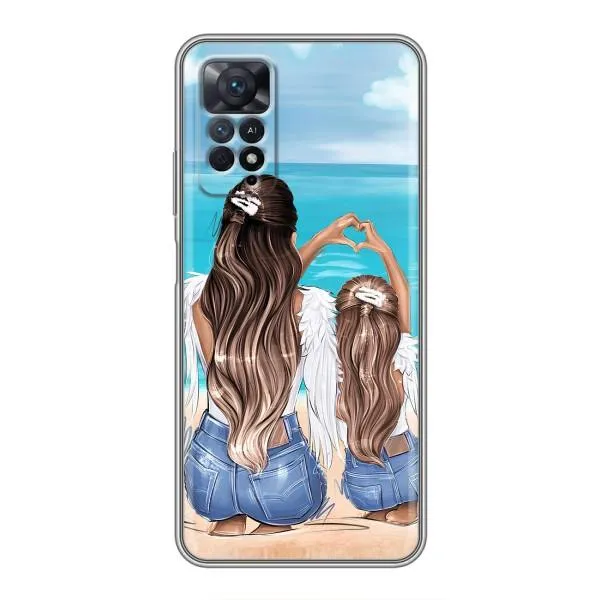 Чехол с принтом «Мама с доченькой» для Xiaomi Redmi Note 11 Pro