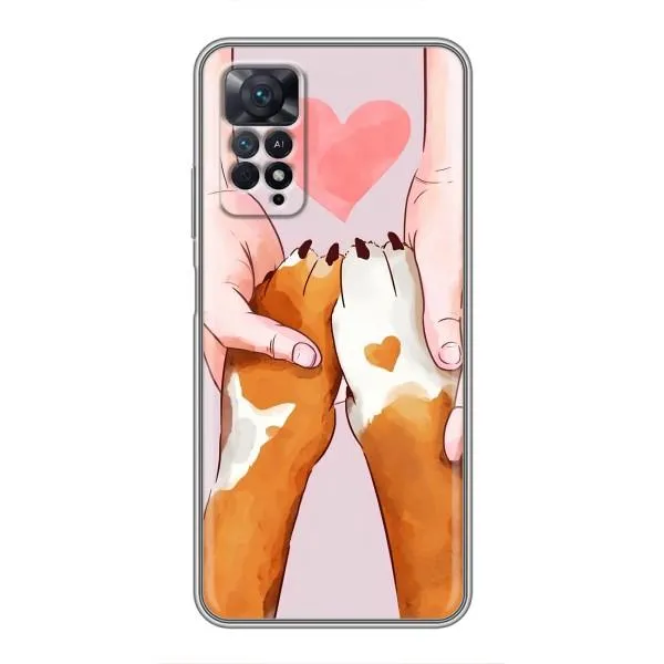 Чехол с принтом «Любовь к собакам» для Xiaomi Redmi Note 11 Pro