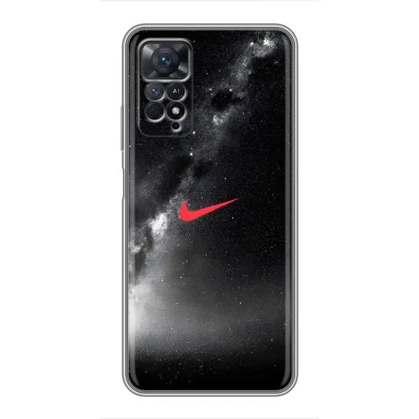 Чехол с принтом «Найк красный» для Xiaomi Redmi Note 11 Pro
