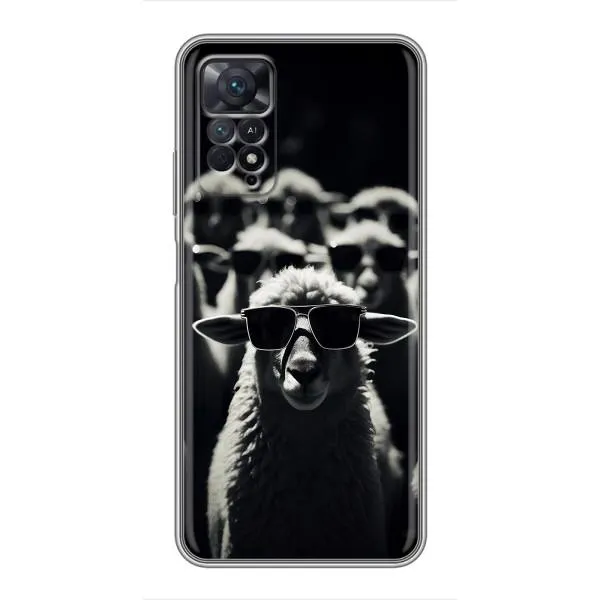 Чехол с принтом «Овечка в очках» для Xiaomi Redmi Note 11 Pro Чехол с принтом «Овечка в очках» для Xiaomi Redmi Note 11 Pro