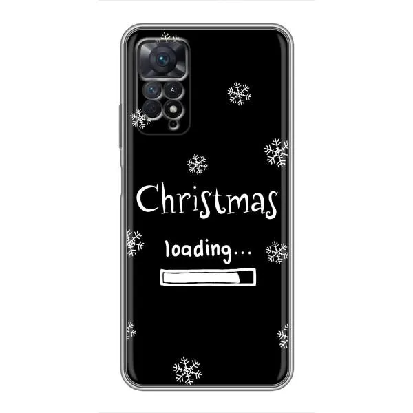 Чехол с принтом «Christmas loading» для Xiaomi Redmi Note 11 Pro