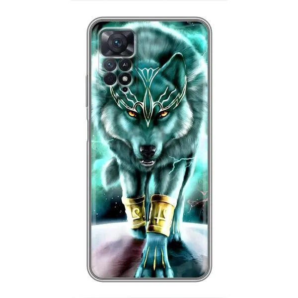 Чехол с принтом «Яркий волк» для Xiaomi Redmi Note 11 Pro Чехол с принтом «Яркий волк» для Xiaomi Redmi Note 11 Pro