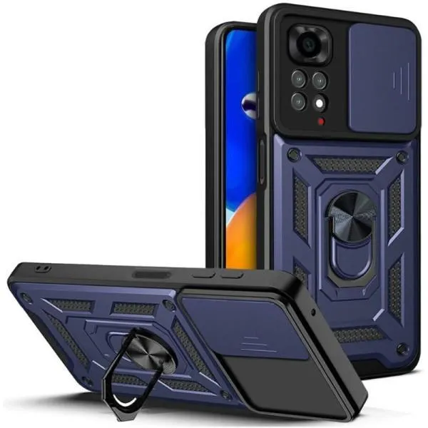 Ударостійкий чохол Camshield Serge Ring для Xiaomi Redmi Note 11 (Global) / Note 11S — Синій — фото 1 Ударостійкий чохол Camshield Serge Ring для Xiaomi Redmi Note 11 (Global) / Note 11S — Синій — фото 1