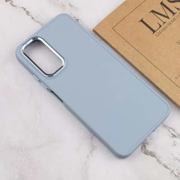 TPU чохол Bonbon Metal Style для Xiaomi Redmi Note 11 (Global) / Note 11S — Блакитний — фото 4