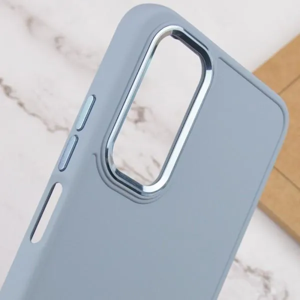 TPU чохол Bonbon Metal Style для Xiaomi Redmi Note 11 (Global) / Note 11S — Блакитний — фото 5